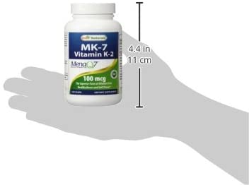 Best Naturals MK-7 Vitamin K2 100 mcg 120 Vcaps