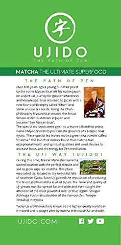 Ujido Japanese Matcha Green Tea Powder (4 oz) (Pack of 2)