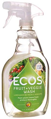 Earth Friendly Products Fruit & Vegetable Wash, 22 fl oz