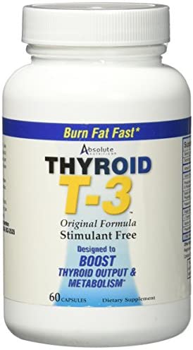 Absolute Nutrition Thyroid T3, 60-Count