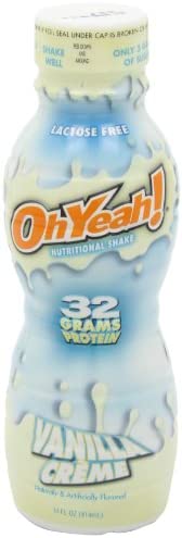 ISS OH YEAH RTD VANILLA Creme, 12-Count, 14-Ounce Bottles