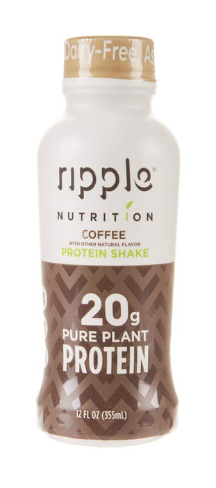 Ripple Protein Shake, Coffee, 12 oz