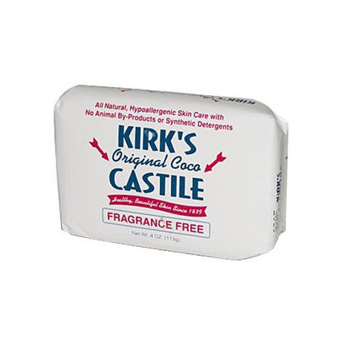 Kirk's Natural Original Coco Castile Soap Fragrance Free