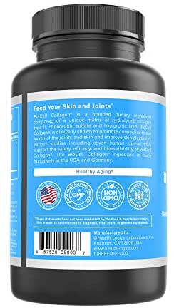 Health Logics BioCell Collagen Joint and Skin Care 120 Capsules