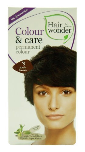 Hairwonder by Nature Colour and Care Dark Brown 3 by Hairwonder by Nature