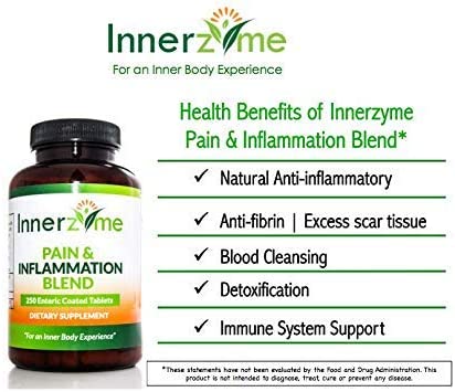 Innerzyme Acute Inflammation Blend - 250 Enteric Coated Systemic Enzyme