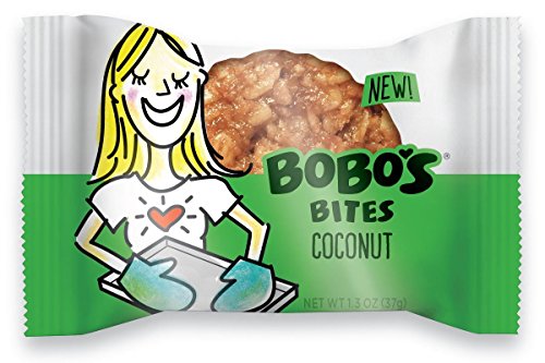 Bobo's Oat Bars Gluten Free Bobo's Bites 2 Flavor Variety Bundle, (1) each: Coconut and Lemon Poppyseed (6.5 Ounces)
