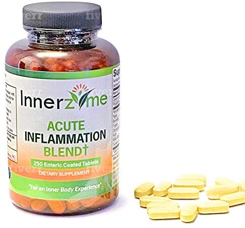 Innerzyme Acute Inflammation Blend - 250 Enteric Coated Systemic Enzyme