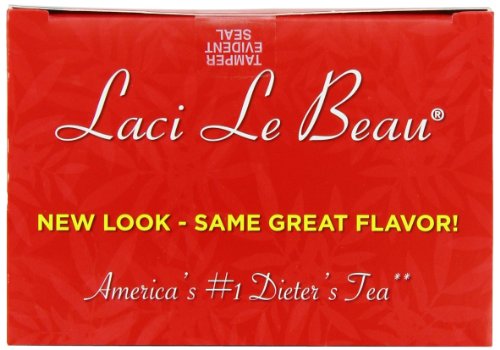 Laci Le Beau Super Dieter's Tea, All Natural Botanicals, 60 Count Box (Pack of 2)