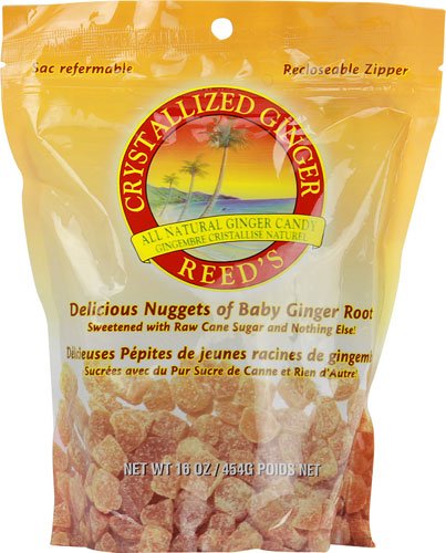 Reed's Crystallized Ginger Chews -- 16 oz - 2 pc