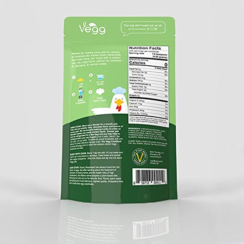 VEGG VEGAN EGG YOLK | Gluten-Free, Vegan Plant Based Egg Yolk Substitute | 4.6 oz