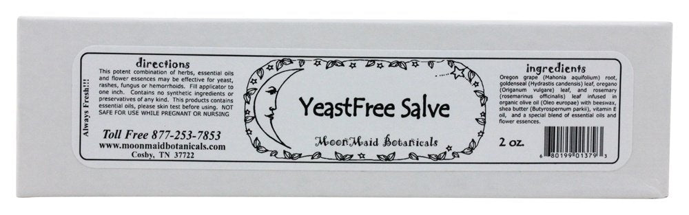 MoonMaid Botanicals - Yeast Free Vaginal Salve - 2 oz.