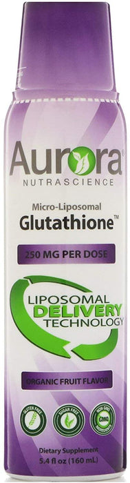 Aurora Nutrascience Mega-Liposomal Glutathione - 250 mg Vida Lifescience 5.4 oz Liquid
