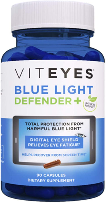 Viteyes Blue Light Defender+ Supplement Capsules, Dietary Safeguard from Harmful Blue Light