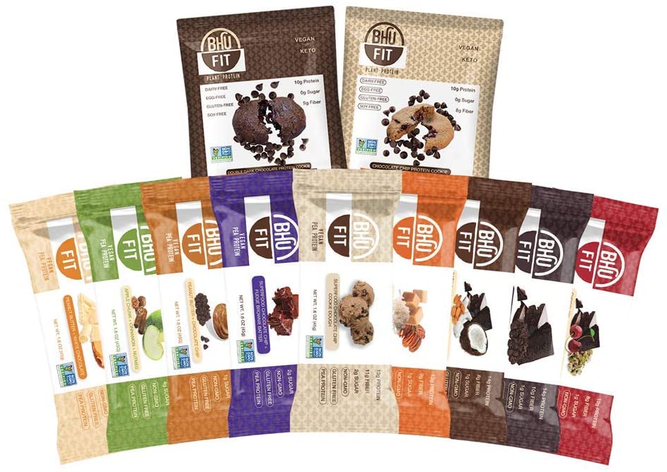 Bhu Fit Variety 11 Pack – Protein Bars and Cookies