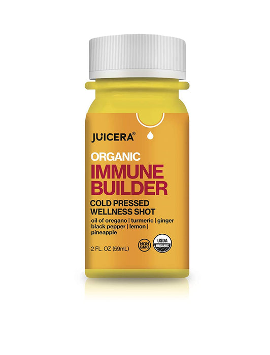 JUICERA: Organic Cold Pressed Wellness Shots, Immune Builder - 12 Pack