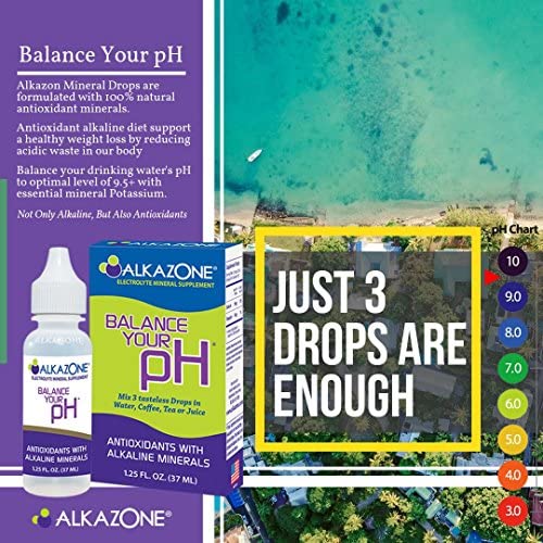ALKAZONE Balance Your pH (Antioxidants Alkaline Mineral Booster & Supplements) (Single)