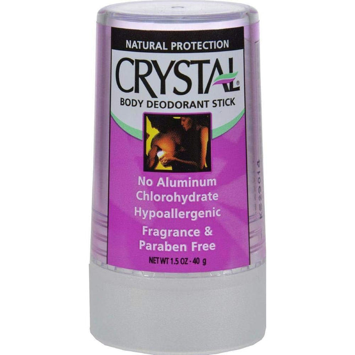 Crystal Body Deodorant Travel Stick, Unscented 1.5 oz (Pack of 5)