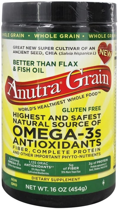 Anutra Grain Omega-3s Antioxidants 16 oz (454 grams) Pkg