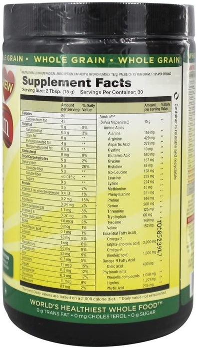 Anutra Grain Omega-3s Antioxidants 16 oz (454 grams) Pkg