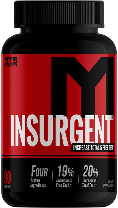MTS Nutrition Insurgent Test Booster - Increase Total & Free Testosterone Supplement