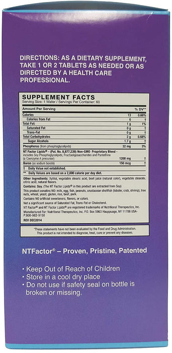 Nutritional Therapeutics Patented Energy with NT Factor, 60 Mixed Berry Chewable Wafers