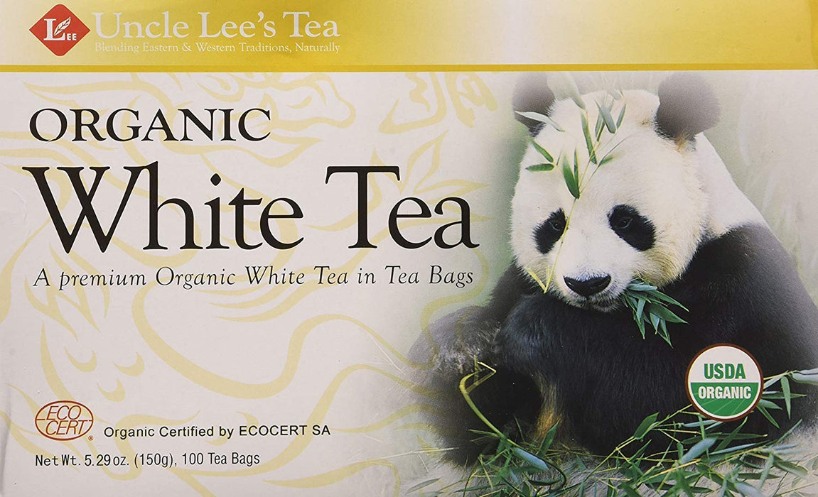 Uncle Lee's Tea- Organic White Tea, Premium Organic White Tea in Tea Bags