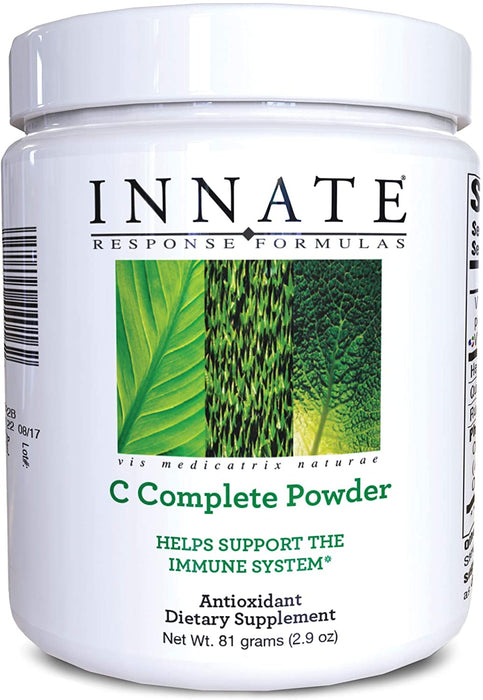 INNATE Response Formulas, C Complete Powder, Antioxidant Vitamin C Supplement, Vegetarian, 2.9 oz (30 servings)