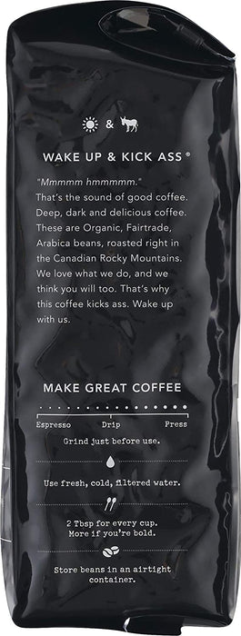 Kicking Horse Coffee, Smart Ass, Medium Roast, Whole Bean, 10 Oz - Certified Organic, Fairtrade, Kosher Coffee