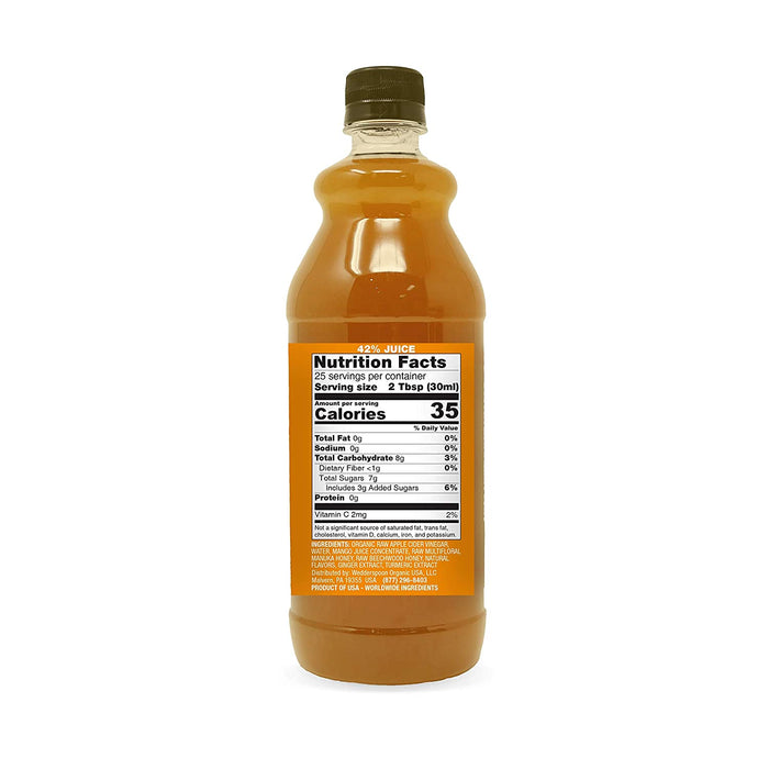 Wedderspoon Apple Cider Vinegar With Monofloral Manuka Honey
