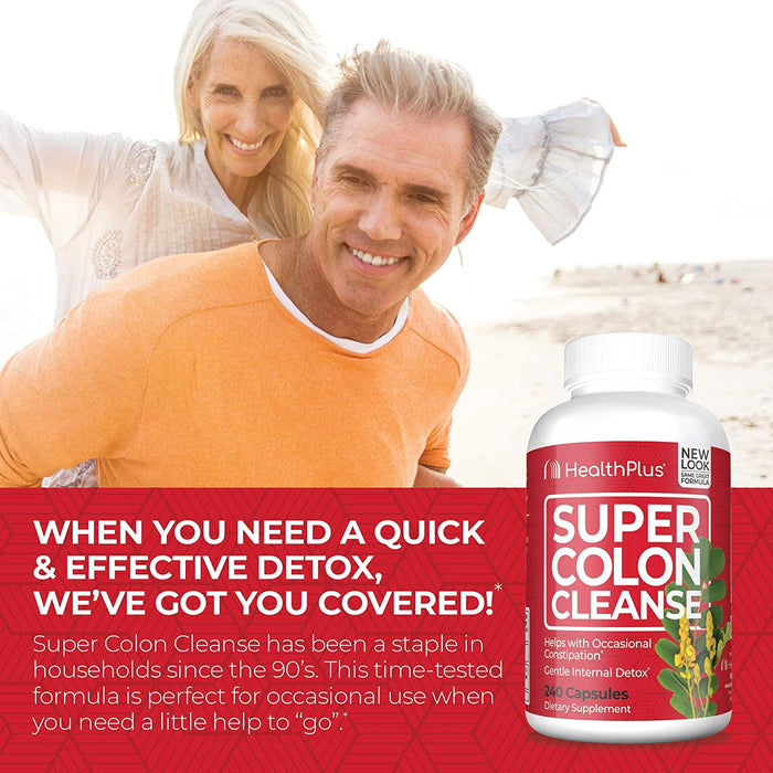 Health Plus Super Colon Cleanse: 10-Day Cleanse -Detox