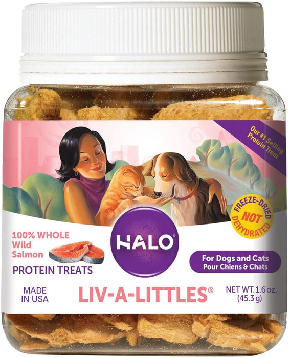 Halo Liv-A-Littles Grain Free Freeze Dried Natural Dog & Cat Treats