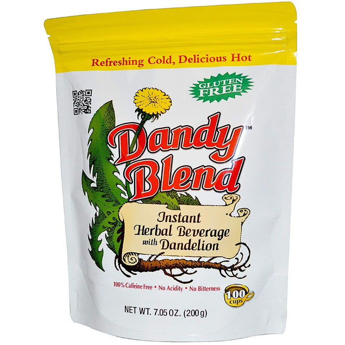 Dandy Blend, (2 Pack) Instant Herbal Beverage with Dandelion, Caffeine Free, 7.05 oz (200 g)