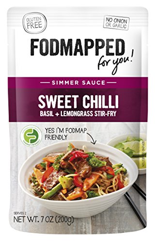 FODMAPPED - Low FODMAP Sweet Chili,Basil, Lemongrass Simmer Sauce 7 Oz (200g)