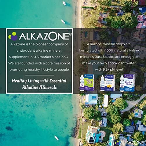 ALKAZONE Balance Your pH (Antioxidants Alkaline Mineral Booster & Supplements) (Single)