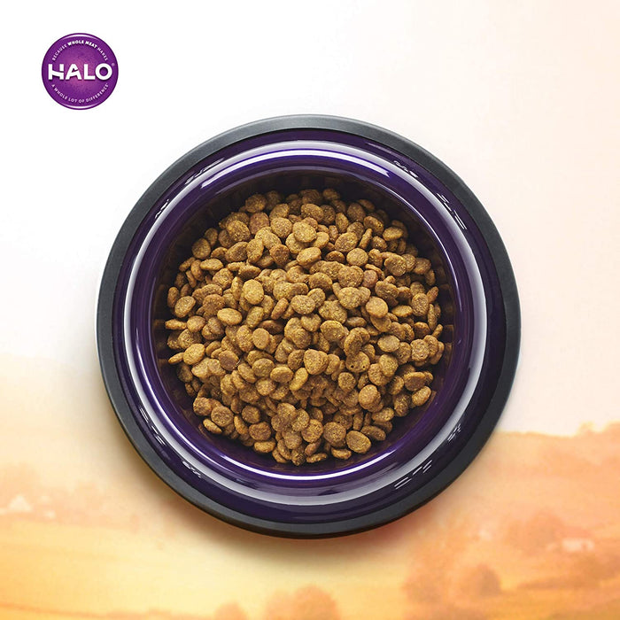 Halo Grain Free Natural Dry Dog Food, Senior Turkey, Turkey Liver & Duck Recipe